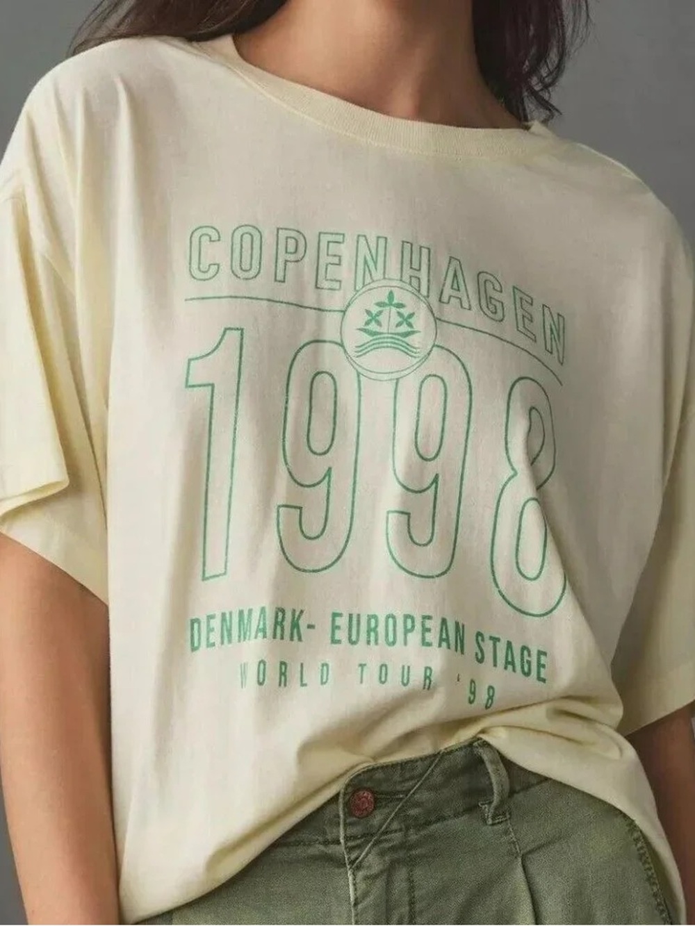 Anthropologie dad oversized tee